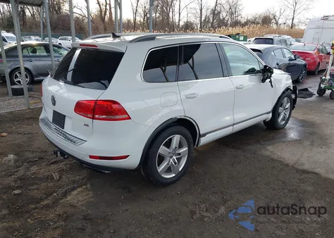 2012 Volkswagen Touareg Vr6 Lux из США, поврежденный, VIN WVGEF9BPXCD009946